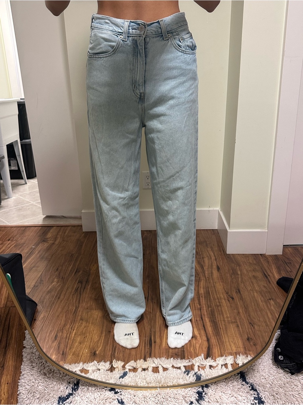Light Wash women’s Levi’s high loose Jeans - Light Blue